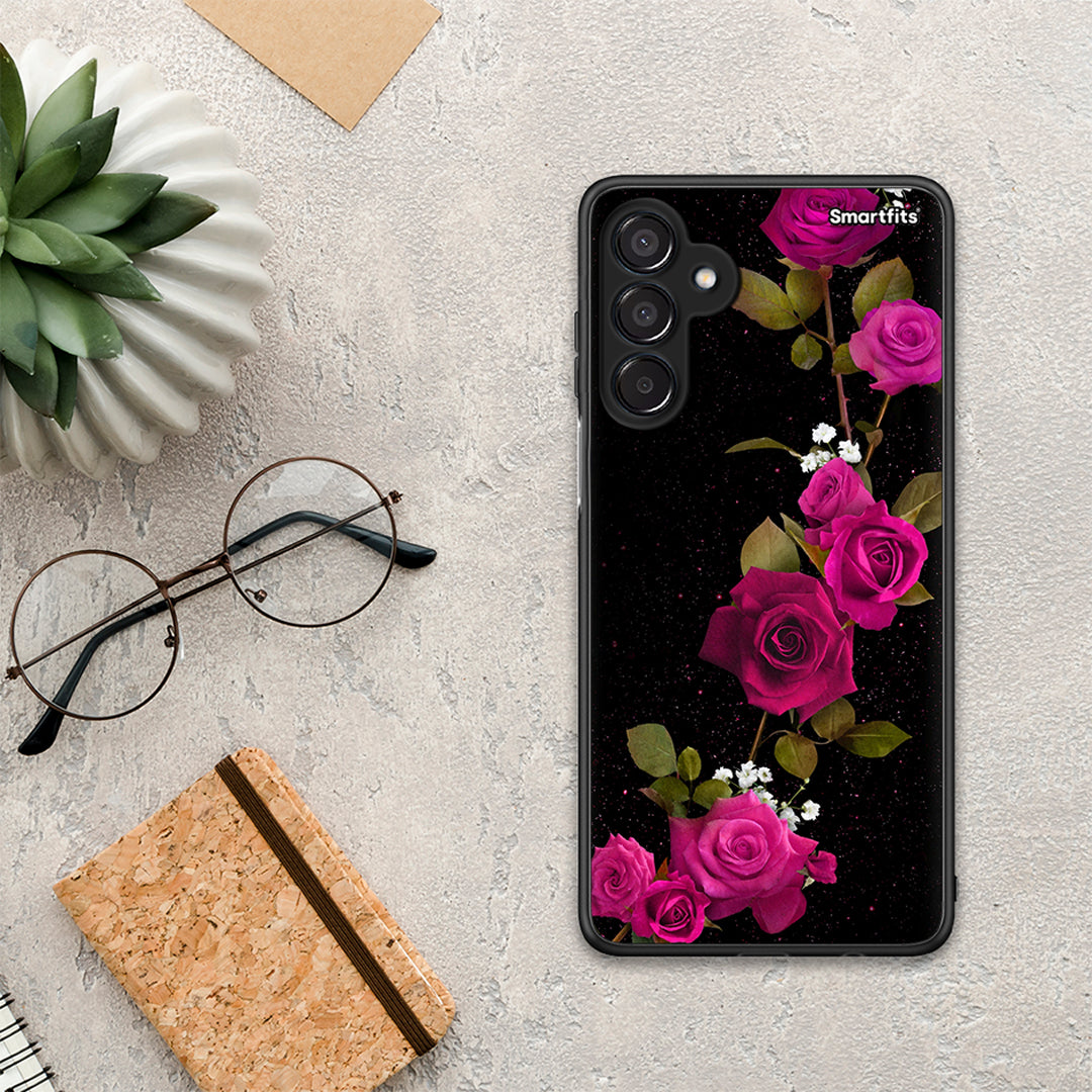 Flower Red Roses - Samsung Galaxy M15 θήκη