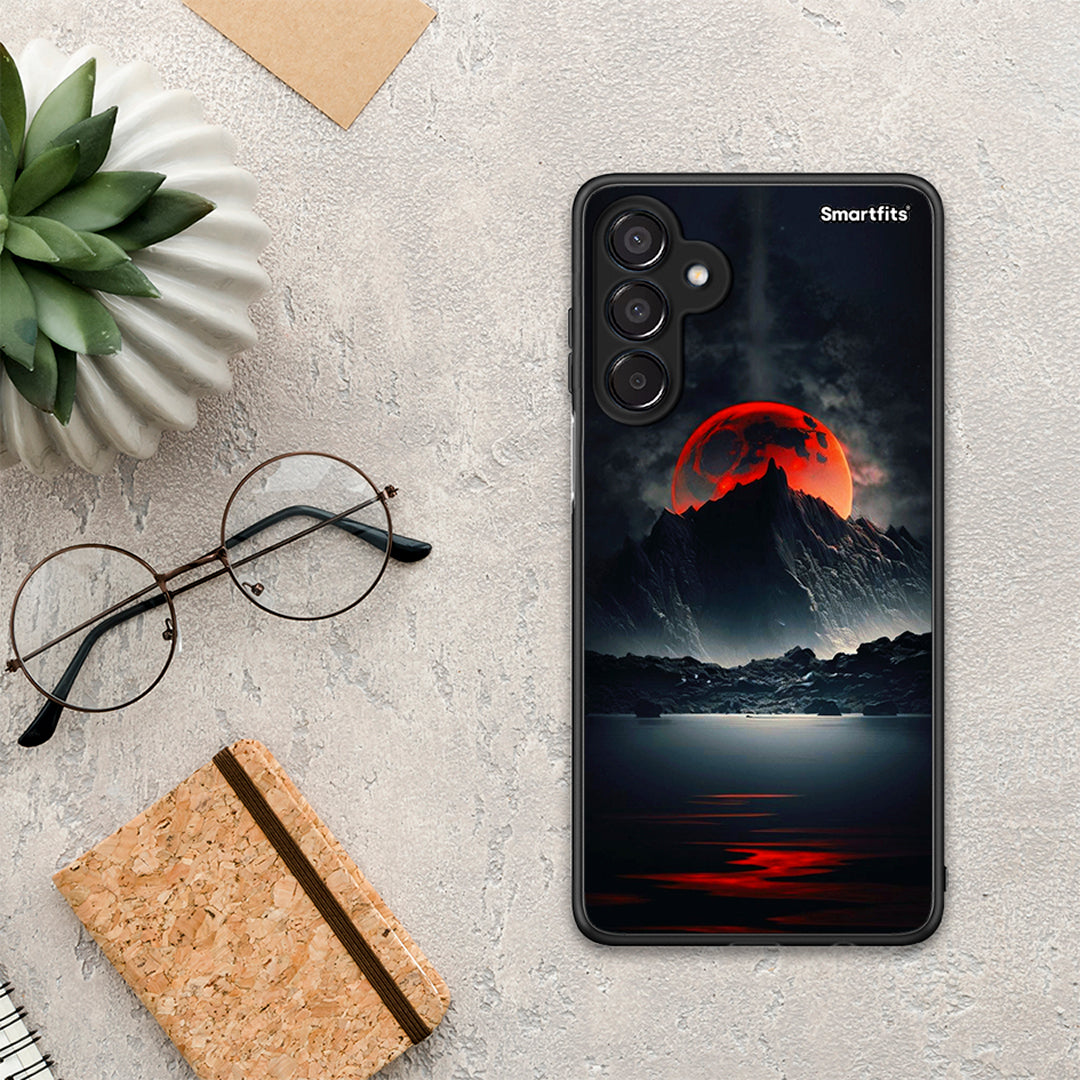 Red Full Moon - Samsung Galaxy M15 θήκη