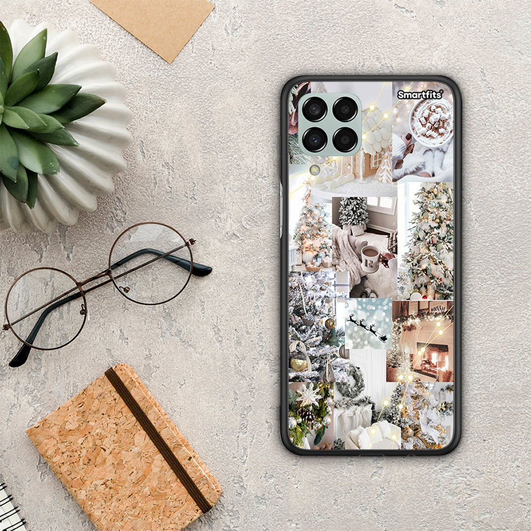 White Christmas - Samsung Galaxy M33 θήκη