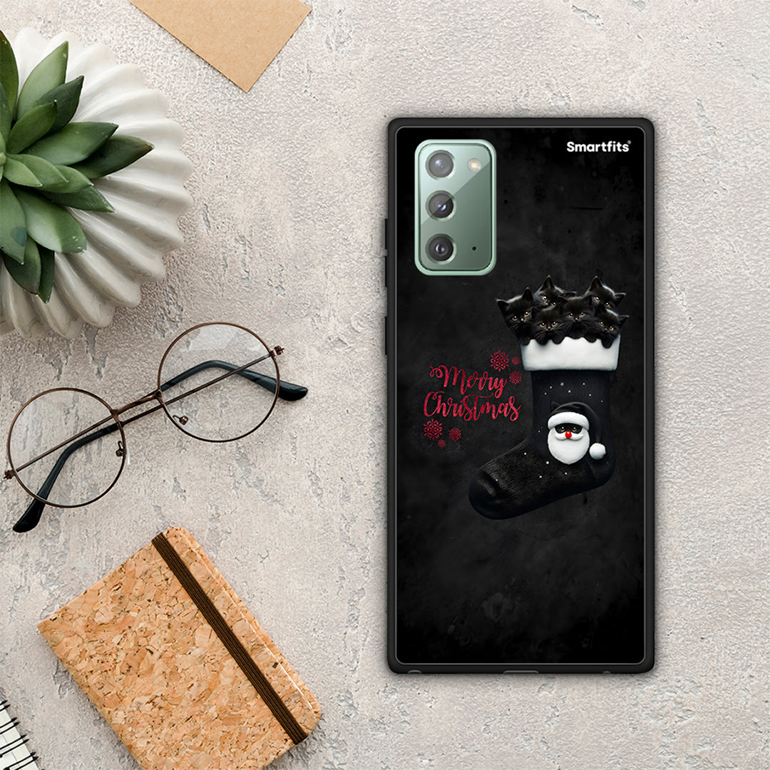 Merry Cat Christmas - Samsung Galaxy Note 20 θήκη