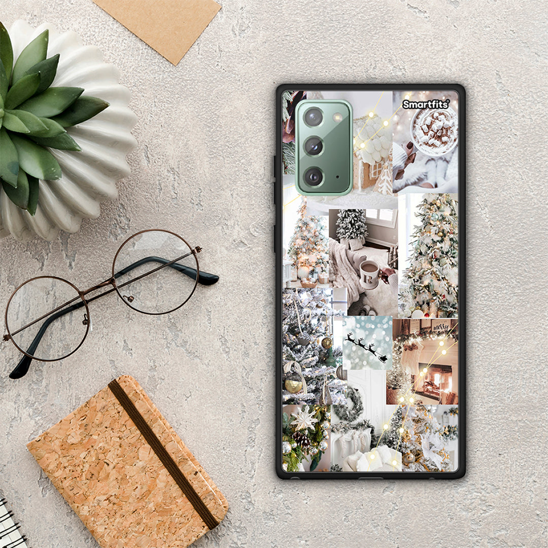 White Christmas - Samsung Galaxy Note 20 θήκη