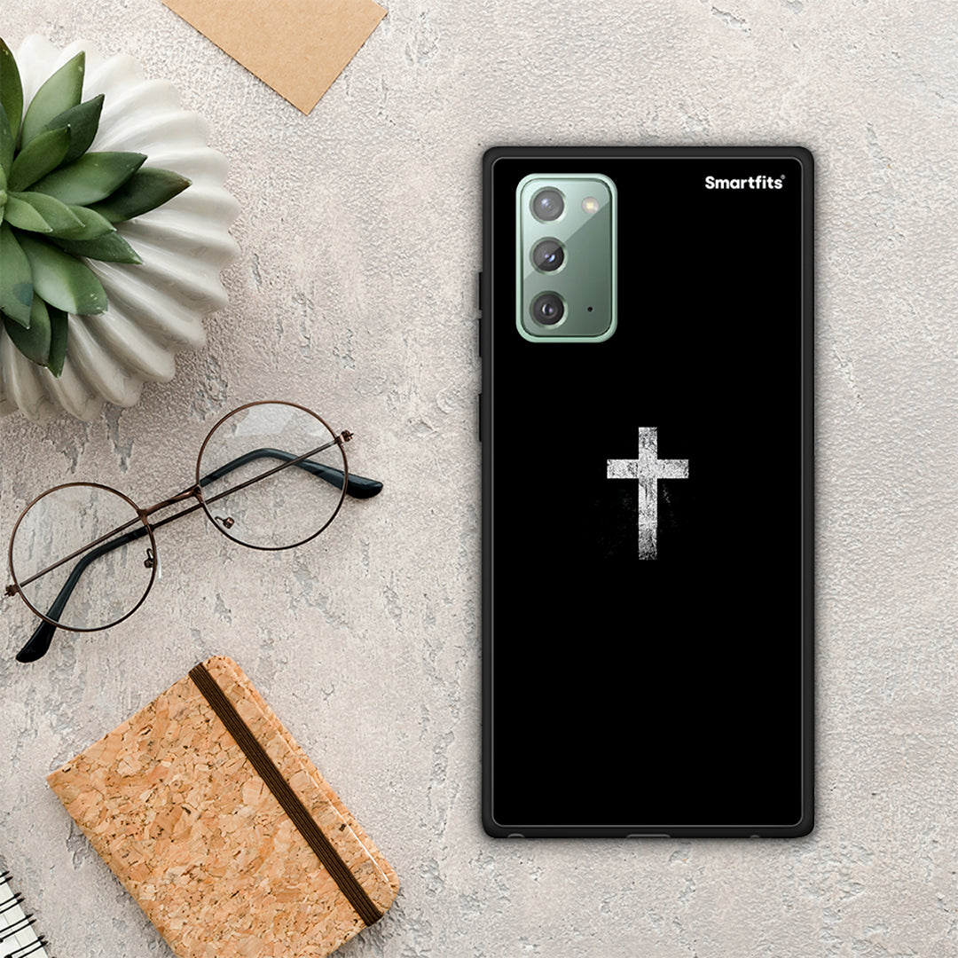 White Cross - Samsung Galaxy Note 20 θήκη