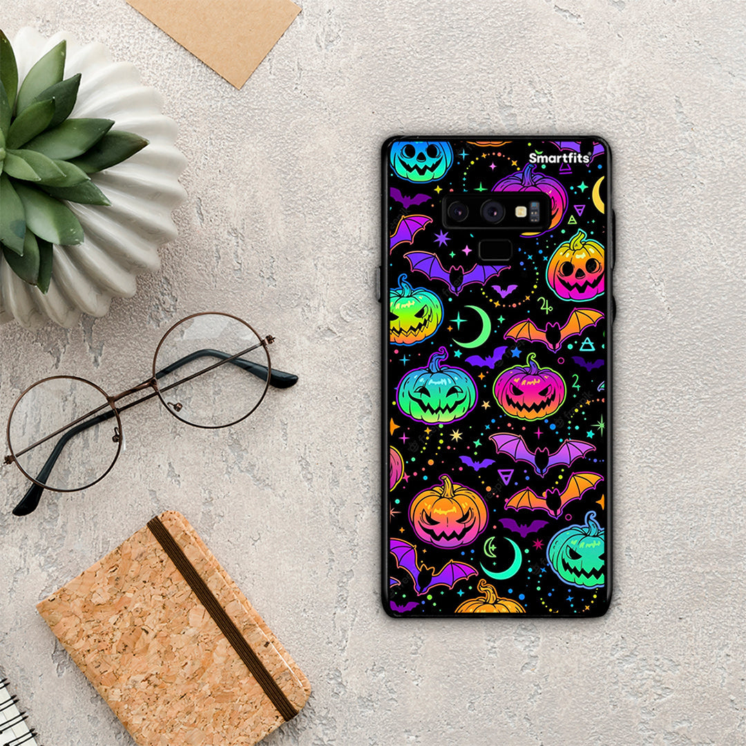 Neon Halloween - Samsung Galaxy Note 9 θήκη