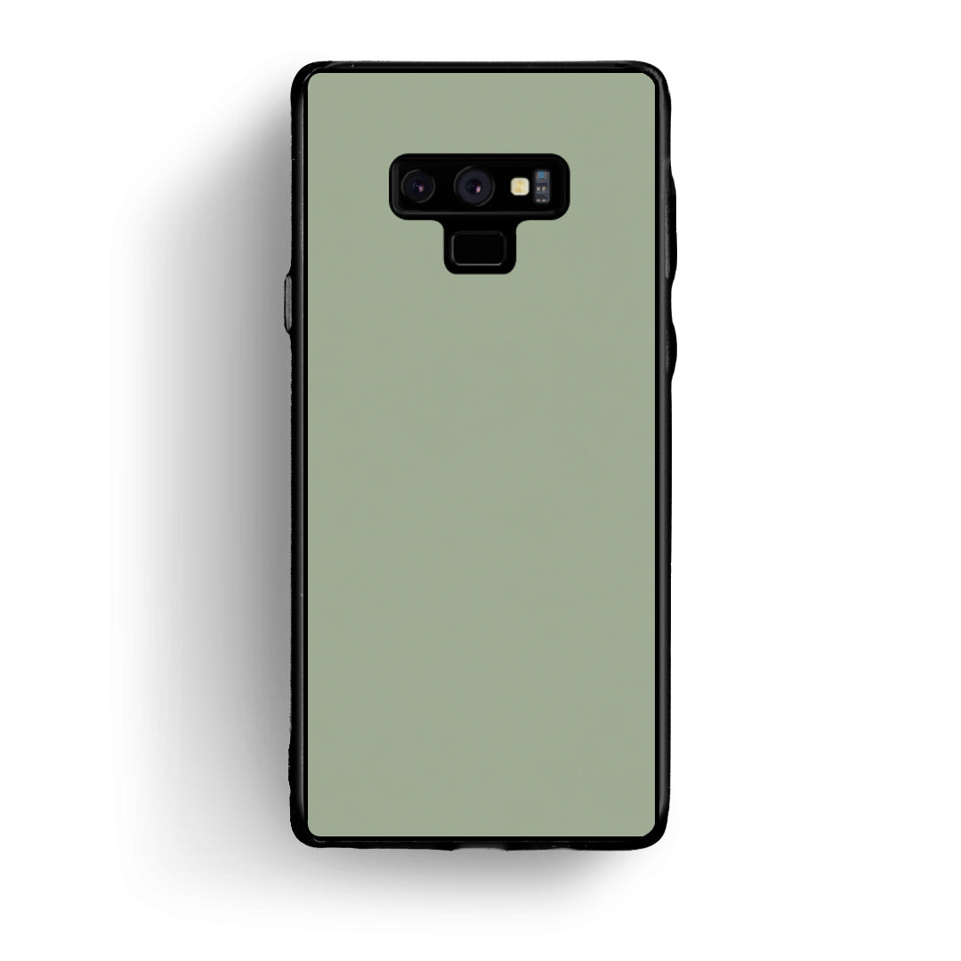 Θήκη Samsung Galaxy Note 9 Sage Green από τη Smartfits με σχέδιο στο πίσω μέρος και μαύρο περίβλημα | Samsung Galaxy Note 9 Sage Green case with colorful back and black bezels