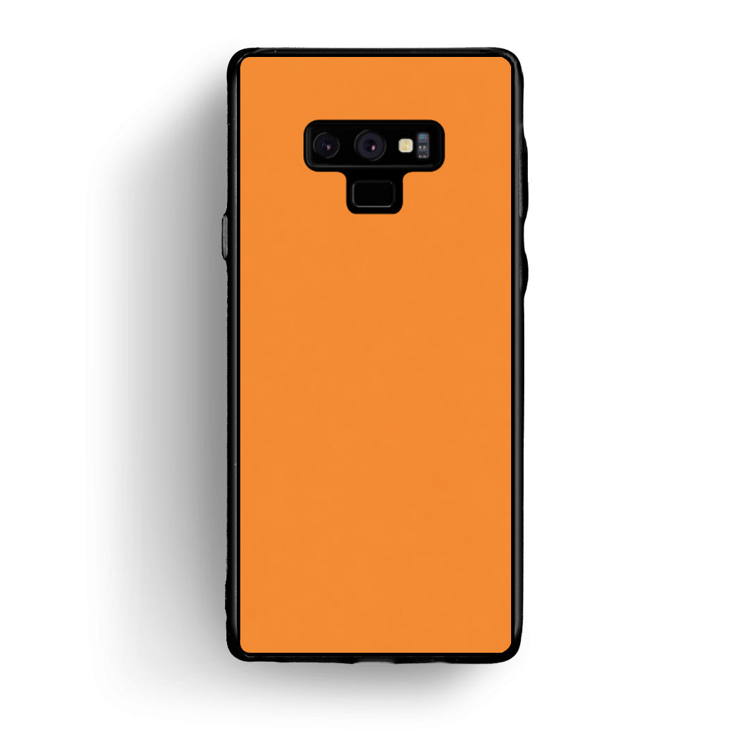 Θήκη Samsung Galaxy Note 9 Tangerine Orange από τη Smartfits με σχέδιο στο πίσω μέρος και μαύρο περίβλημα | Samsung Galaxy Note 9 Tangerine Orange case with colorful back and black bezels