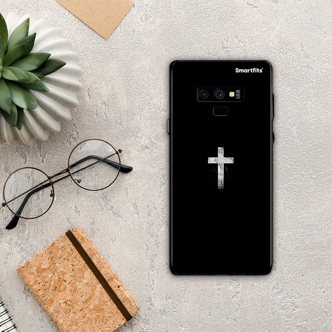 White Cross - Samsung Galaxy Note 9 θήκη