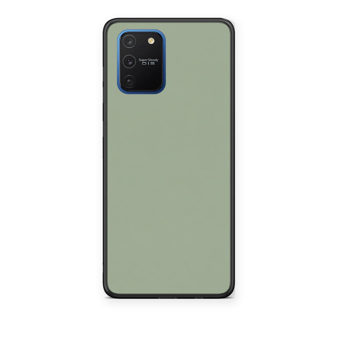 Θήκη Samsung Galaxy S10 Lite Sage Green από τη Smartfits με σχέδιο στο πίσω μέρος και μαύρο περίβλημα | Samsung Galaxy S10 Lite Sage Green case with colorful back and black bezels