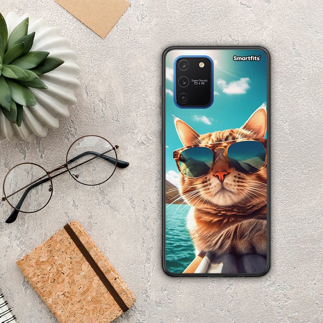 Summer Cat - Samsung Galaxy S10 Lite θήκη