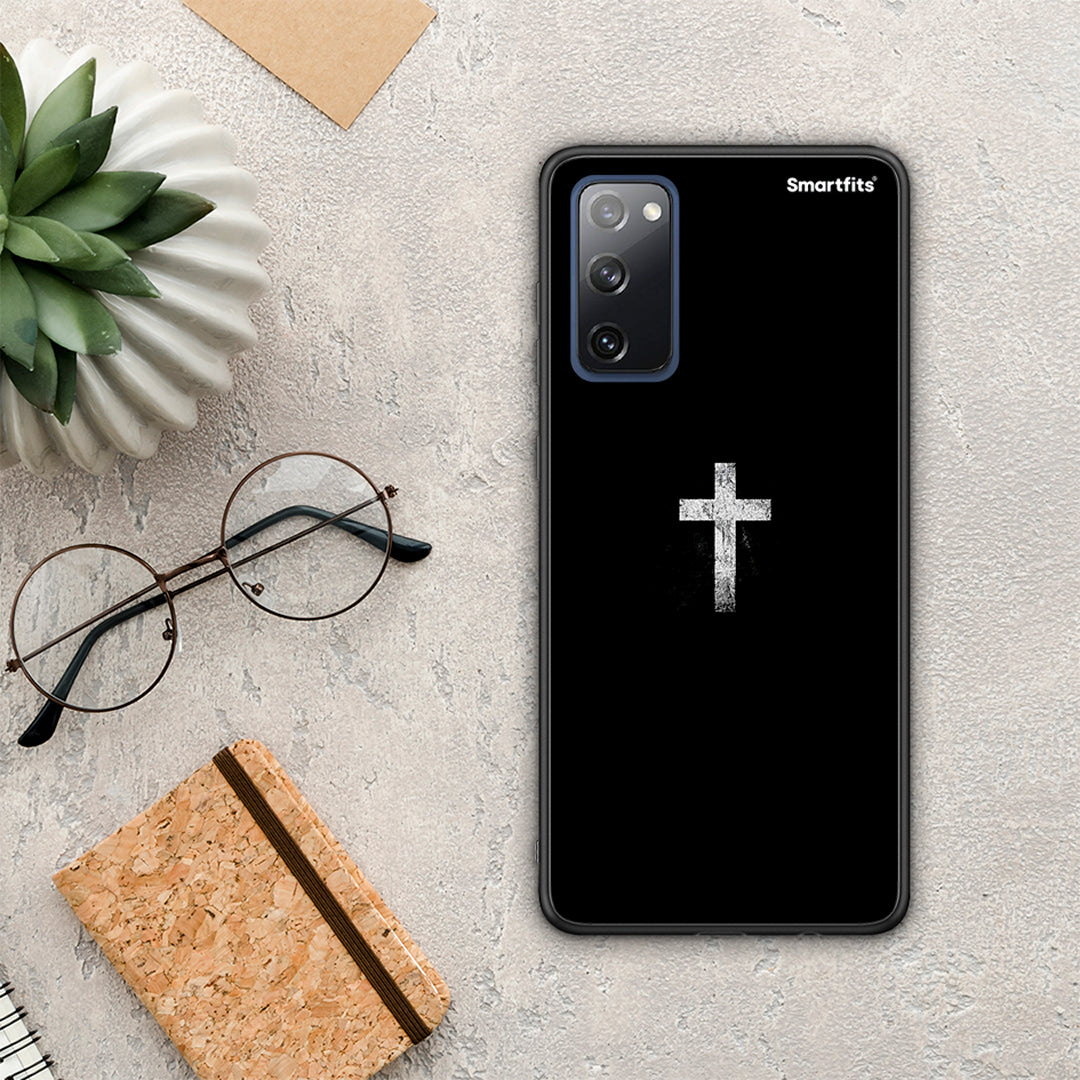White Cross - Samsung Galaxy S20 FE θήκη