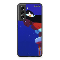 Thumbnail for Samsung S21 FE Alladin And Jasmine Love 2 θήκη από τη Smartfits με σχέδιο στο πίσω μέρος και μαύρο περίβλημα | Smartphone case with colorful back and black bezels by Smartfits