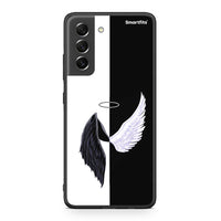 Thumbnail for Samsung S21 FE Angels Demons θήκη από τη Smartfits με σχέδιο στο πίσω μέρος και μαύρο περίβλημα | Smartphone case with colorful back and black bezels by Smartfits
