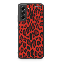 Thumbnail for 4 - Samsung S21 FE Red Leopard Animal case, cover, bumper