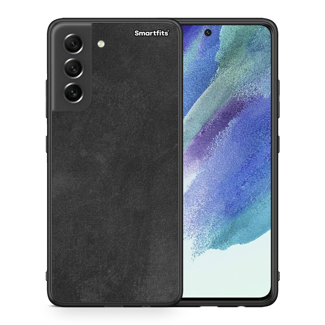 Θήκη Samsung S21 FE Black Slate Color από τη Smartfits με σχέδιο στο πίσω μέρος και μαύρο περίβλημα | Samsung S21 FE Black Slate Color case with colorful back and black bezels