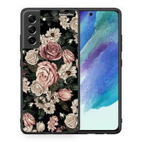 Thumbnail for Θήκη Samsung S21 FE Wild Roses Flower από τη Smartfits με σχέδιο στο πίσω μέρος και μαύρο περίβλημα | Samsung S21 FE Wild Roses Flower case with colorful back and black bezels