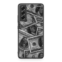 Thumbnail for Samsung S21 FE Money Dollars θήκη από τη Smartfits με σχέδιο στο πίσω μέρος και μαύρο περίβλημα | Smartphone case with colorful back and black bezels by Smartfits