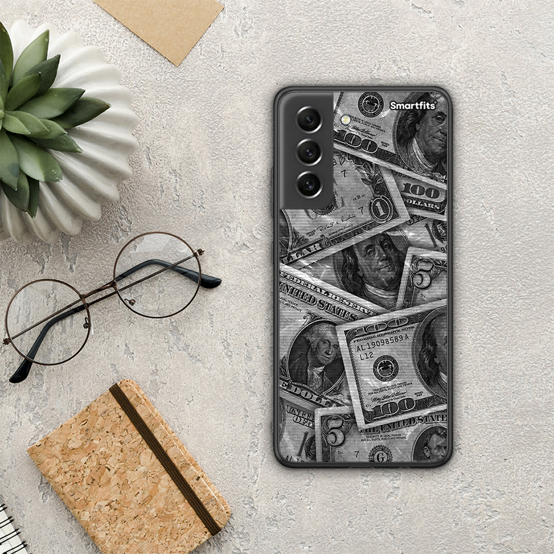 Money Dollars - Samsung Galaxy S21 FE θήκη