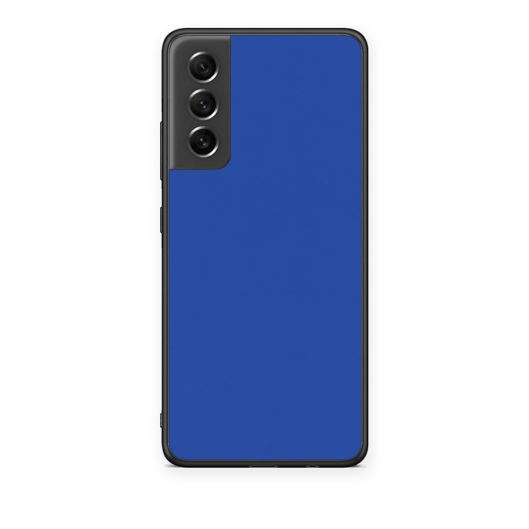 Θήκη Samsung Galaxy S21 FE Royal Blue από τη Smartfits με σχέδιο στο πίσω μέρος και μαύρο περίβλημα | Samsung Galaxy S21 FE Royal Blue case with colorful back and black bezels