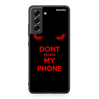 Thumbnail for Samsung S21 FE Touch My Phone Θήκη από τη Smartfits με σχέδιο στο πίσω μέρος και μαύρο περίβλημα | Smartphone case with colorful back and black bezels by Smartfits