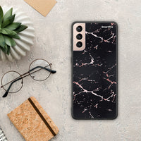 Thumbnail for Marble Black Rosegold - Samsung Galaxy S21+ θήκη