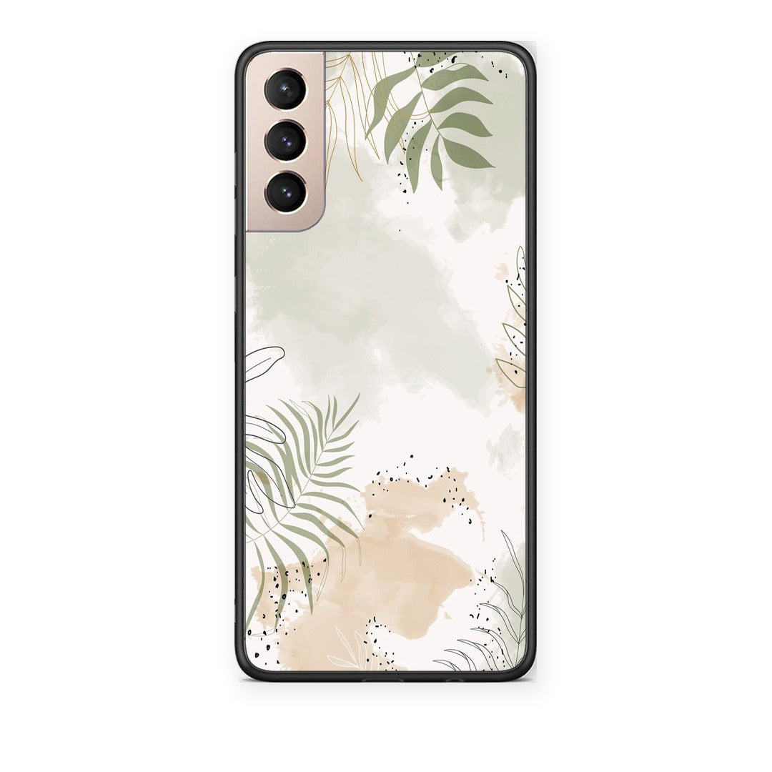 Θήκη Samsung Galaxy S21+ Nude Plants από τη Smartfits με σχέδιο στο πίσω μέρος και μαύρο περίβλημα | Samsung Galaxy S21+ Nude Plants case with colorful back and black bezels