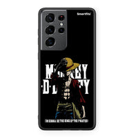 Thumbnail for Samsung S21 Ultra Pirate King θήκη από τη Smartfits με σχέδιο στο πίσω μέρος και μαύρο περίβλημα | Smartphone case with colorful back and black bezels by Smartfits