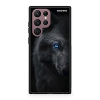 Thumbnail for Samsung S22 Ultra Dark Wolf θήκη από τη Smartfits με σχέδιο στο πίσω μέρος και μαύρο περίβλημα | Smartphone case with colorful back and black bezels by Smartfits