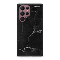 Thumbnail for Samsung S22 Ultra Marble Black θήκη από τη Smartfits με σχέδιο στο πίσω μέρος και μαύρο περίβλημα | Smartphone case with colorful back and black bezels by Smartfits