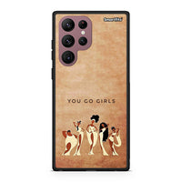 Thumbnail for Samsung S22 Ultra You Go Girl θήκη από τη Smartfits με σχέδιο στο πίσω μέρος και μαύρο περίβλημα | Smartphone case with colorful back and black bezels by Smartfits