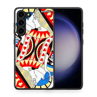 Thumbnail for Θήκη Samsung Galaxy S23 Plus Card Love από τη Smartfits με σχέδιο στο πίσω μέρος και μαύρο περίβλημα | Samsung Galaxy S23 Plus Card Love Case with Colorful Back and Black Bezels