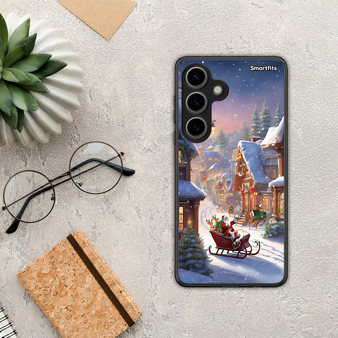 Christmas Snow - Samsung Galaxy S24 θήκη