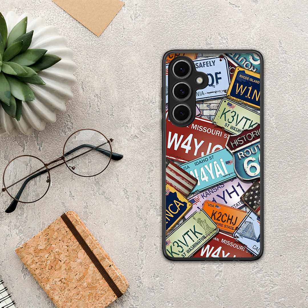 Car Plates - Samsung Galaxy S24 FE θήκη