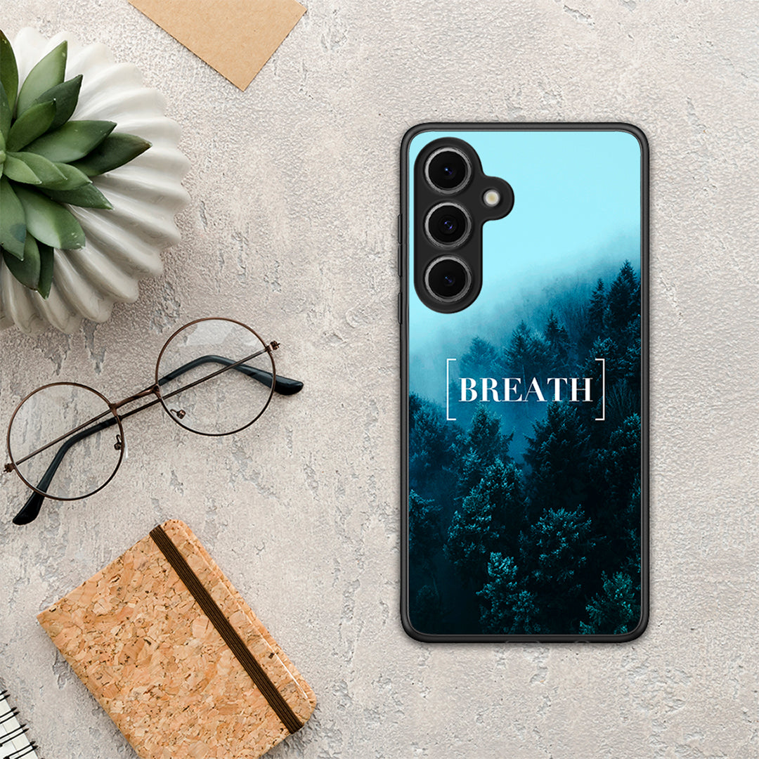 Quote Breath - Samsung Galaxy S24 FE θήκη