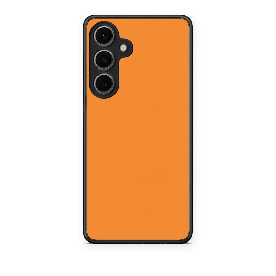 Θήκη Samsung Galaxy S24 FE Tangerine Orange από τη Smartfits με σχέδιο στο πίσω μέρος και μαύρο περίβλημα | Samsung Galaxy S24 FE Tangerine Orange case with colorful back and black bezels