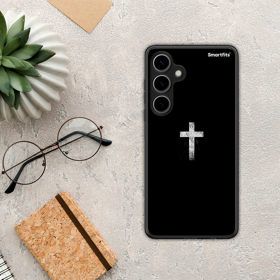 White Cross - Samsung Galaxy S24 Plus θήκη