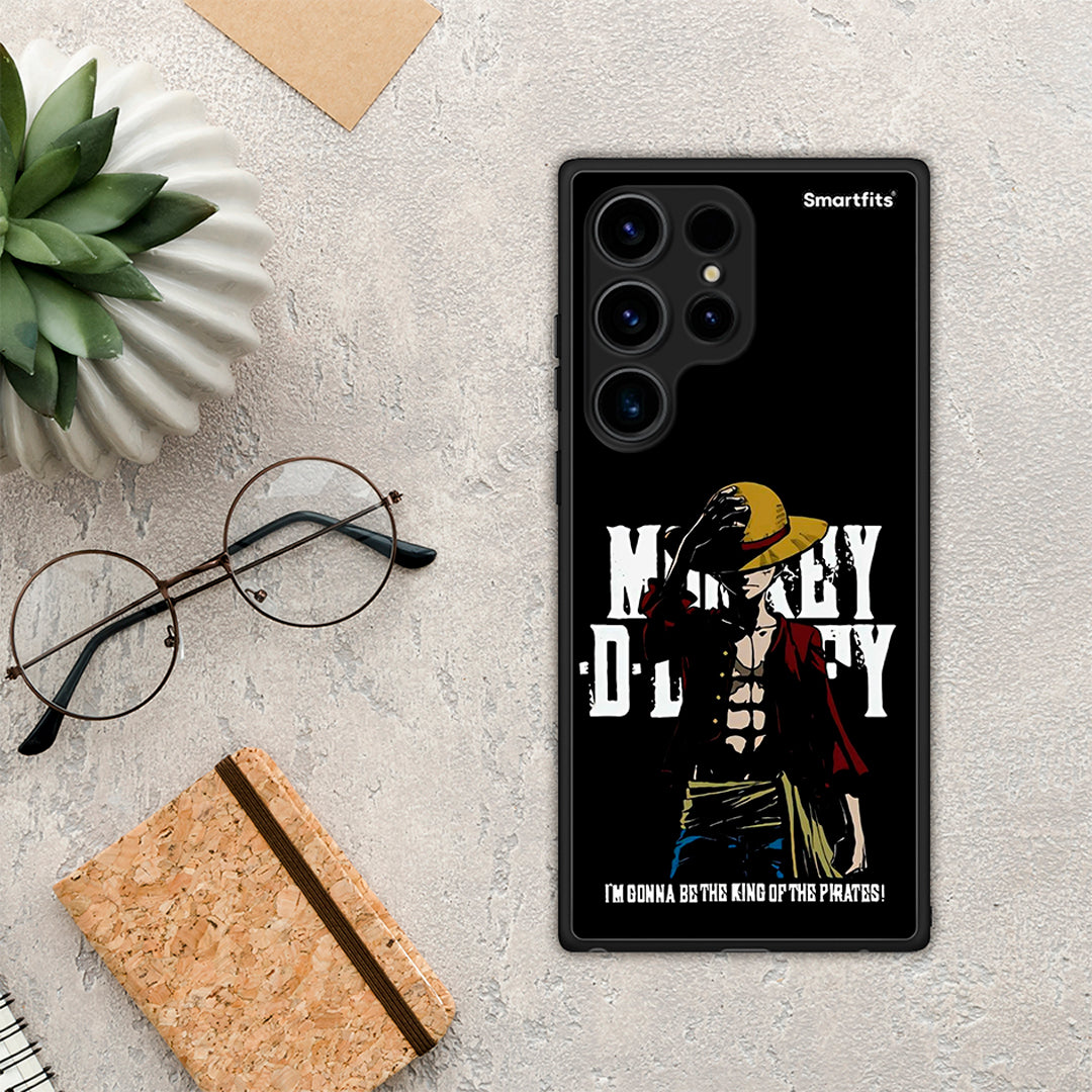 Θήκη Samsung Galaxy S24 Ultra Pirate King από τη Smartfits με σχέδιο στο πίσω μέρος και μαύρο περίβλημα | Samsung Galaxy S24 Ultra Pirate King Case with Colorful Back and Black Bezels