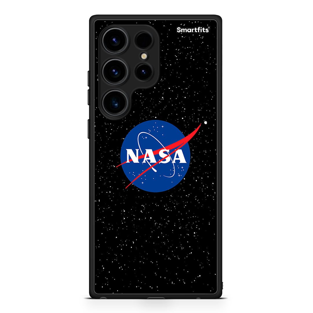 Θήκη Samsung Galaxy S24 Ultra PopArt NASA από τη Smartfits με σχέδιο στο πίσω μέρος και μαύρο περίβλημα | Samsung Galaxy S24 Ultra PopArt NASA Case with Colorful Back and Black Bezels