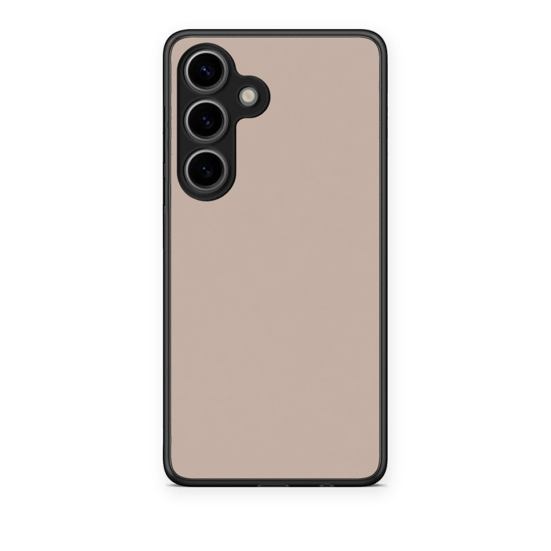 Θήκη Samsung Galaxy S25 Blush Beige από τη Smartfits με σχέδιο στο πίσω μέρος και μαύρο περίβλημα | Samsung Galaxy S25 Blush Beige case with colorful back and black bezels