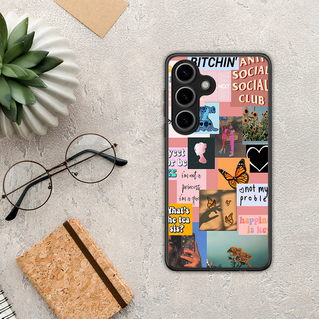Collage Bitchin - Samsung Galaxy S25 θήκη