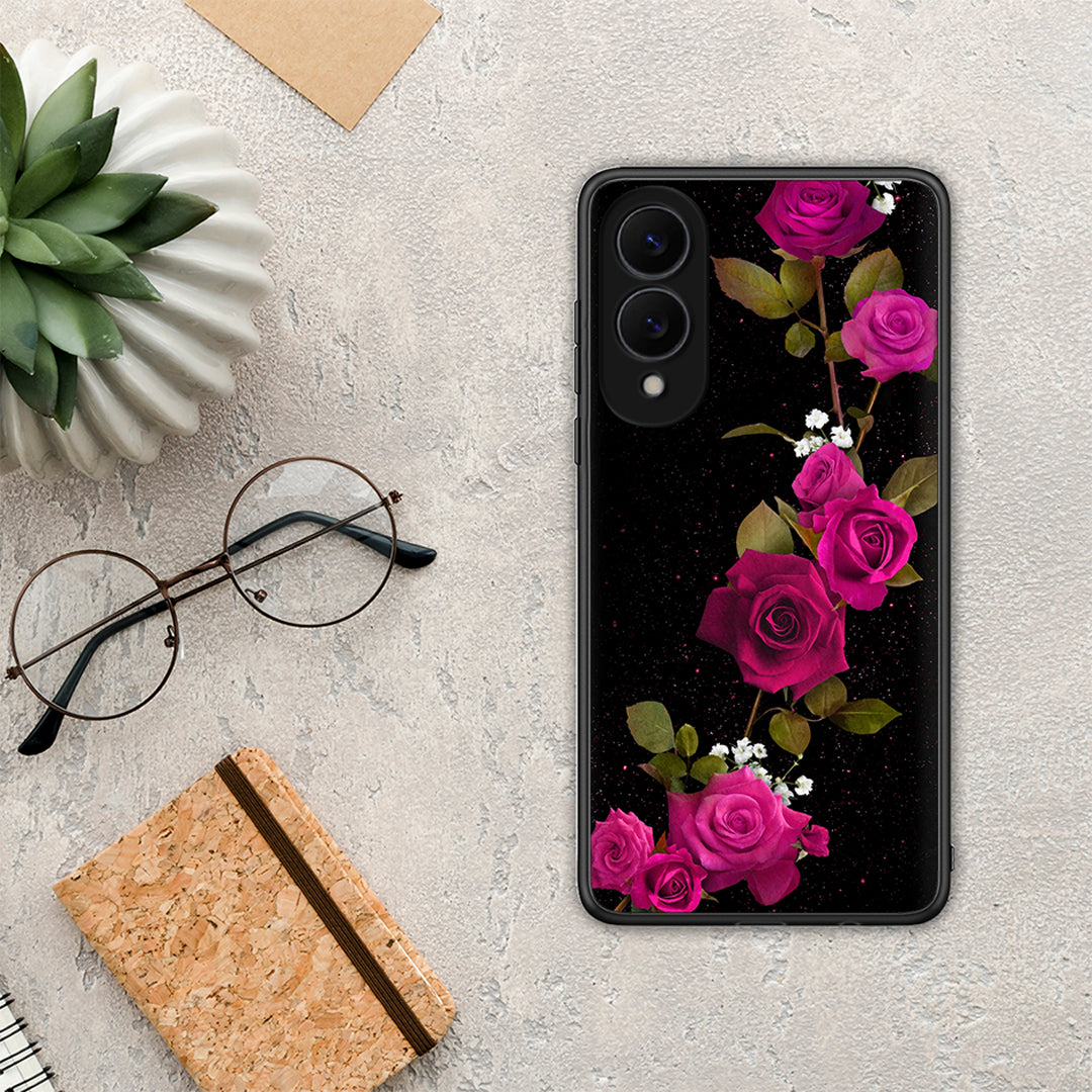 Flower Red Roses - Samsung Galaxy S25 Edge 5G θήκη