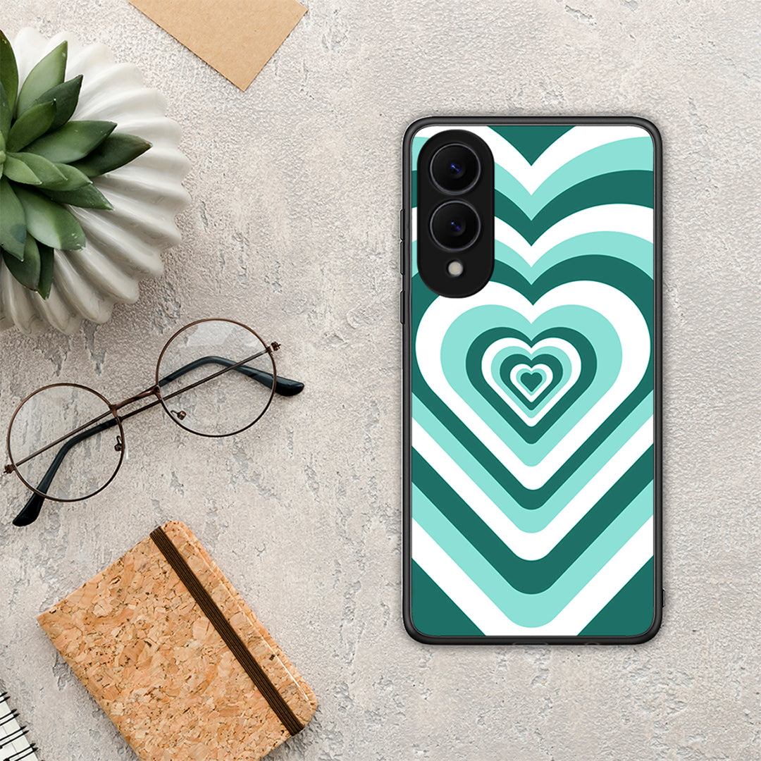 Green Hearts - Samsung Galaxy S25 Edge 5G θήκη