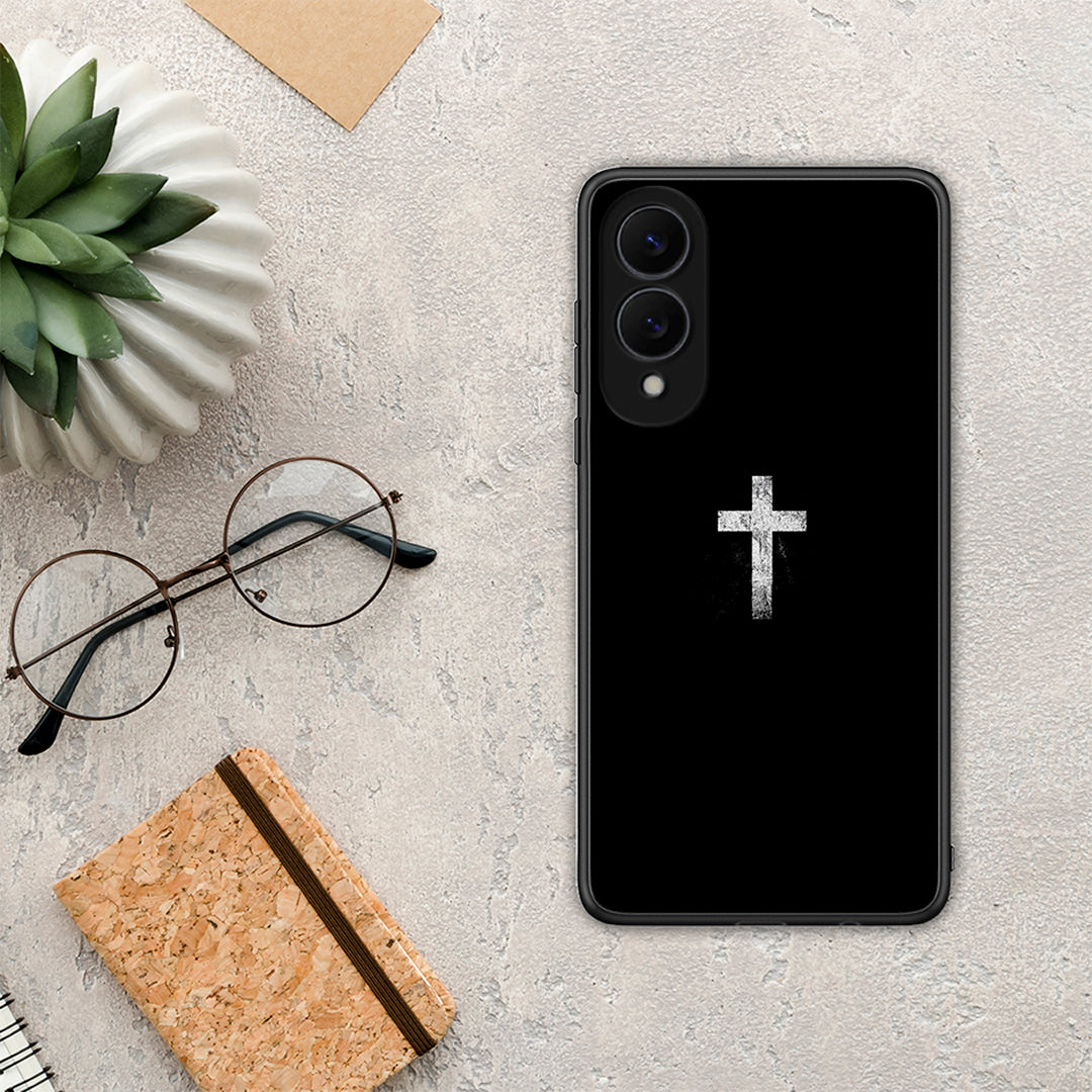 White Cross - Samsung Galaxy S25 Edge 5G θήκη