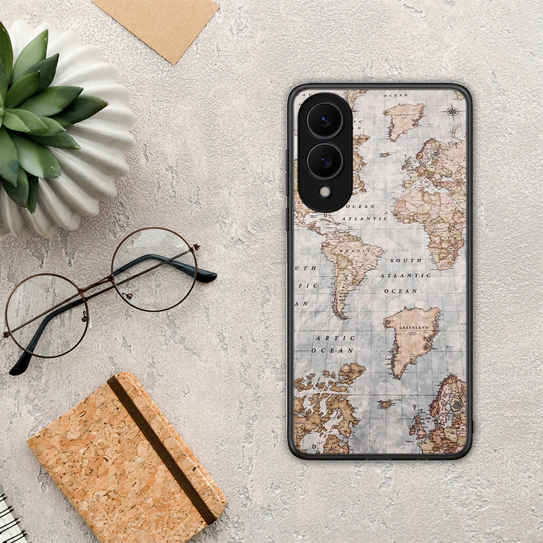 World Map - Samsung Galaxy S25 Edge 5G θήκη