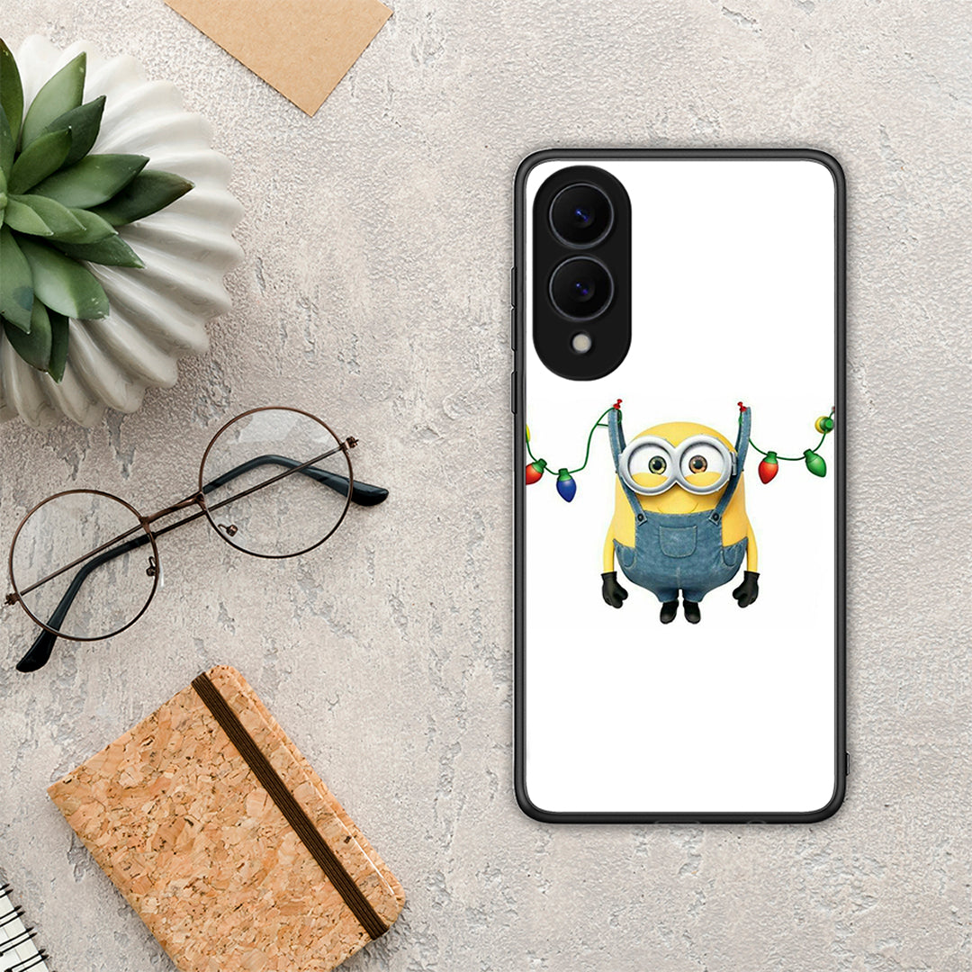 Xmas Minion Lights - Samsung Galaxy S25 Edge 5G θήκη