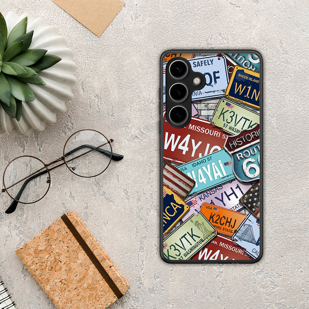 Car Plates - Samsung Galaxy S25 Plus θήκη