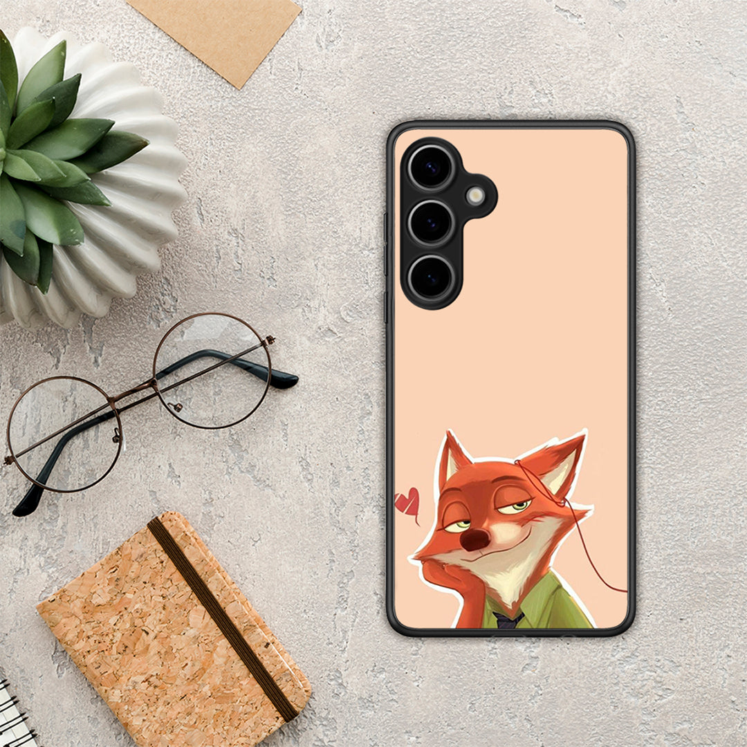 Nick Wilde And Judy Hopps Love 1 - Samsung Galaxy S25 Plus θήκη