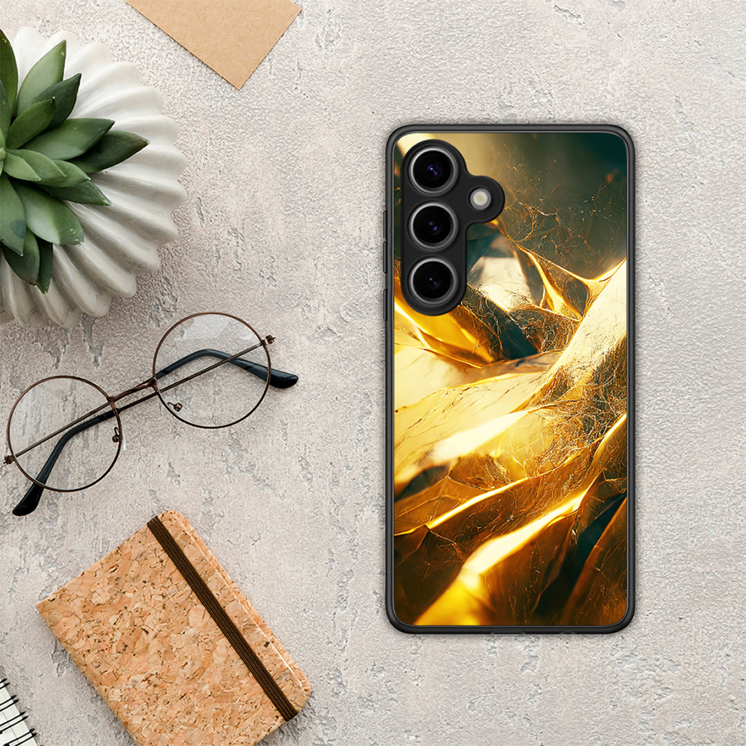 Real Gold - Samsung Galaxy S25 θήκη
