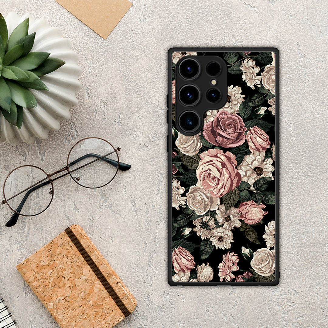 Flower Wild Roses - Samsung Galaxy S25 Ultra θήκη