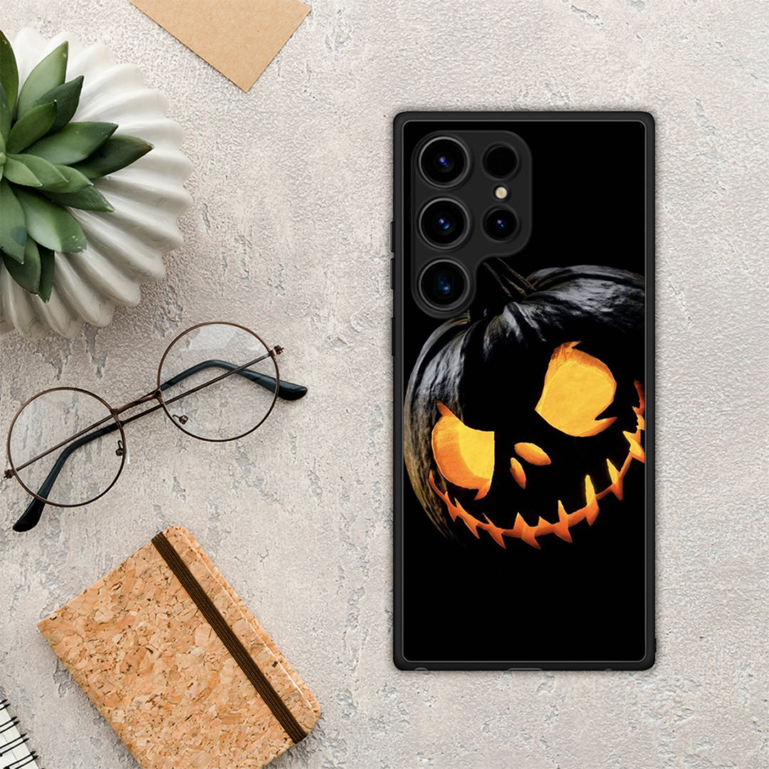 Halloween Scary Pumpkin - Samsung Galaxy S25 Ultra θήκη