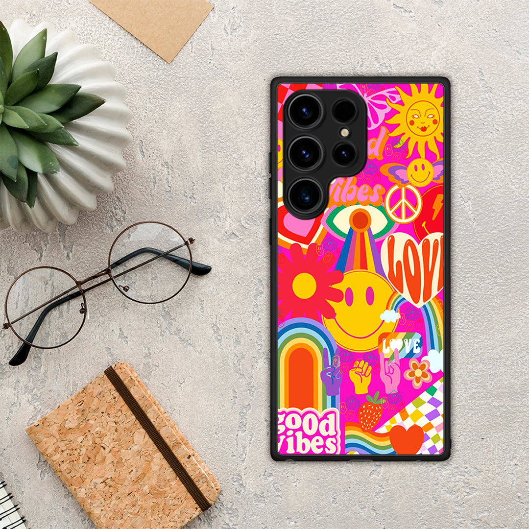 Hippie Love - Samsung Galaxy S25 Ultra θήκη