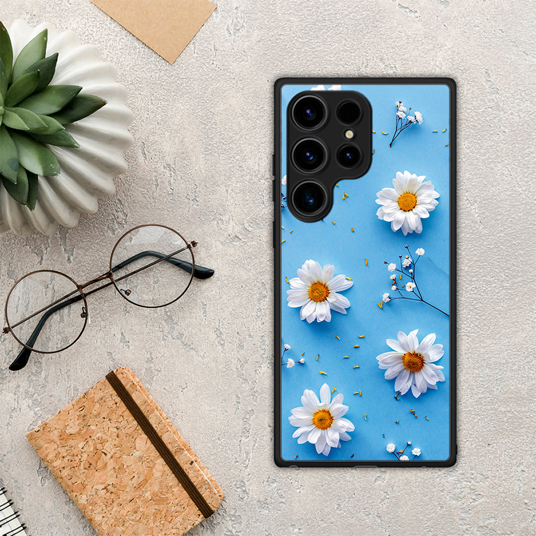 Real Daisies - Samsung Galaxy S25 Ultra θήκη